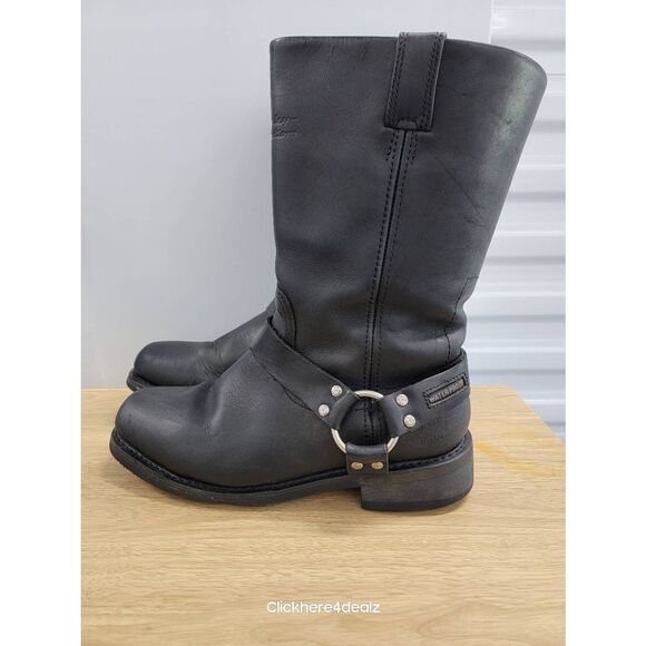 Harley-Davidson Other - Harley-Davidson Mens Hustin Waterproof Harness Motorcycle Riding Boots Size 9.5